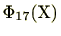 $\displaystyle \Phi_{17}(\mathrm{X})$