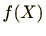 $ f(X)$